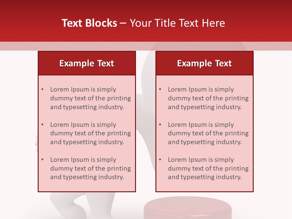 Red Press Render PowerPoint Template