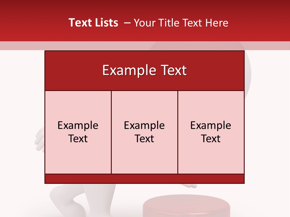 Red Press Render PowerPoint Template