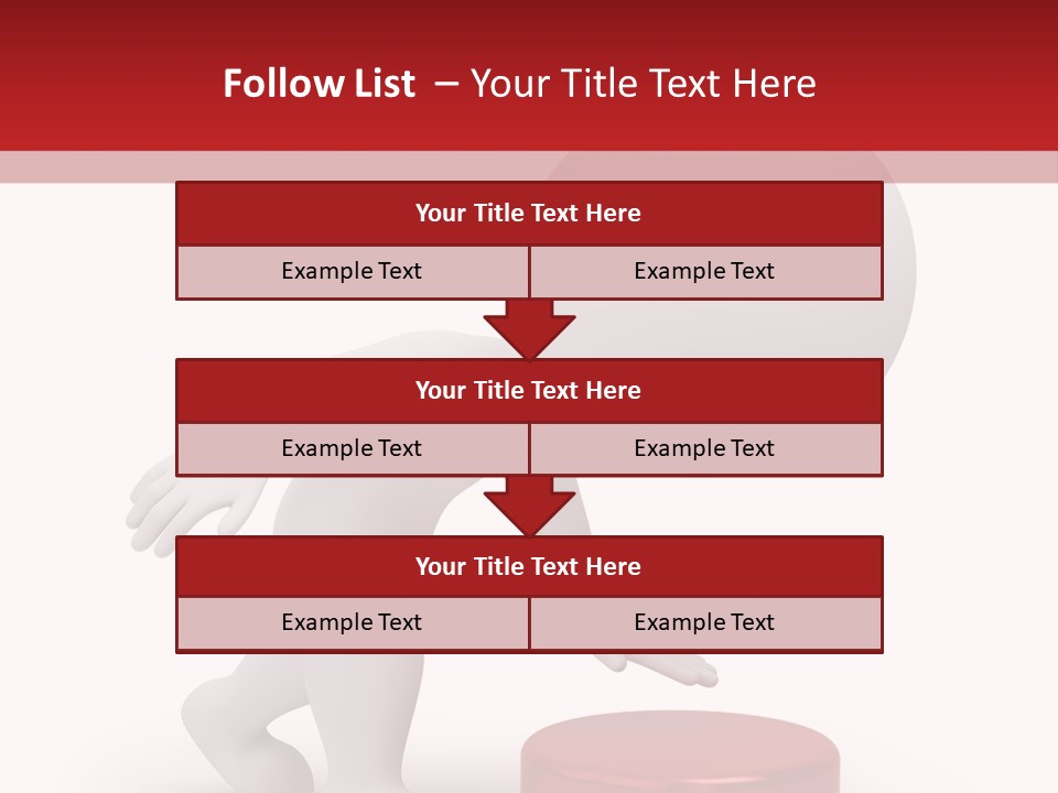 Red Press Render PowerPoint Template