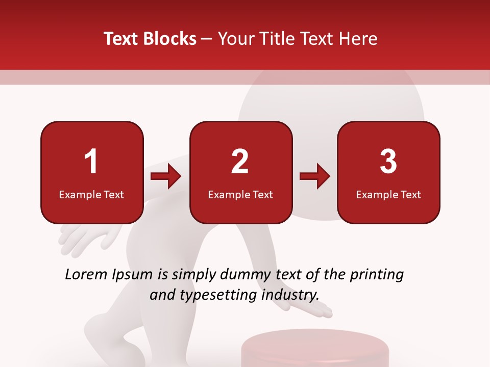 Red Press Render PowerPoint Template