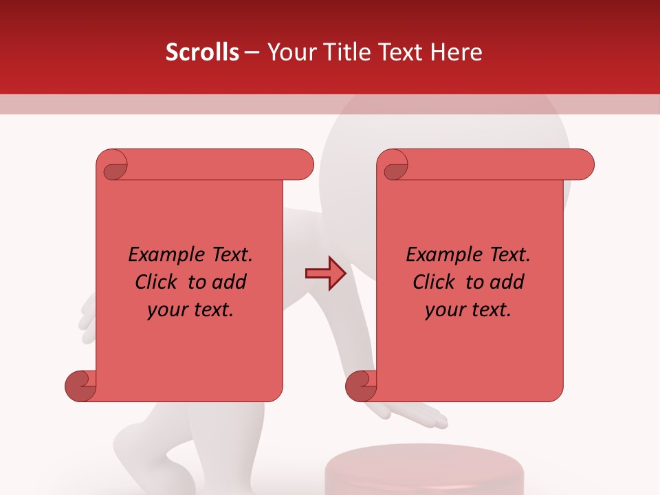 Red Press Render PowerPoint Template