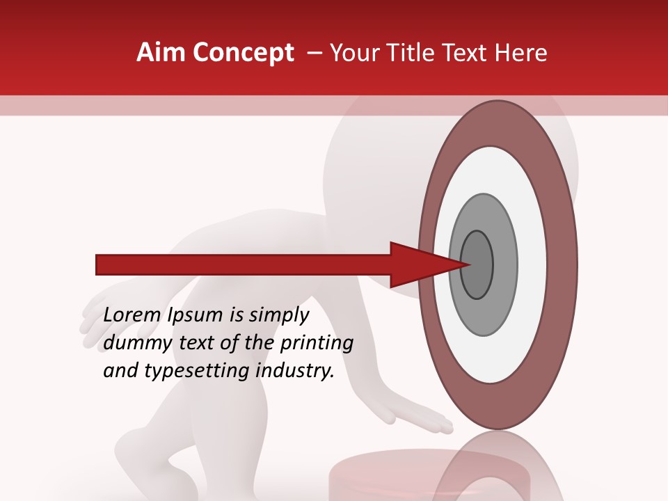 Red Press Render PowerPoint Template