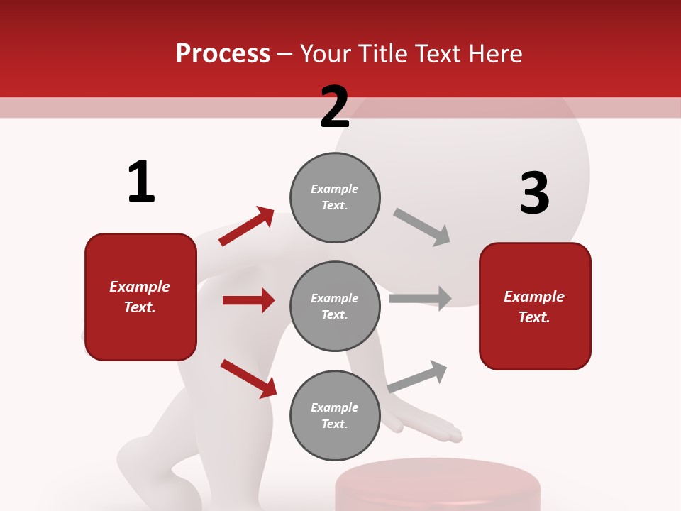 Red Press Render PowerPoint Template
