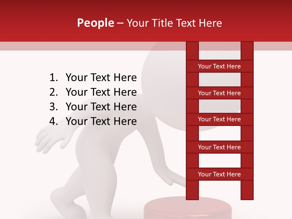 Red Press Render PowerPoint Template