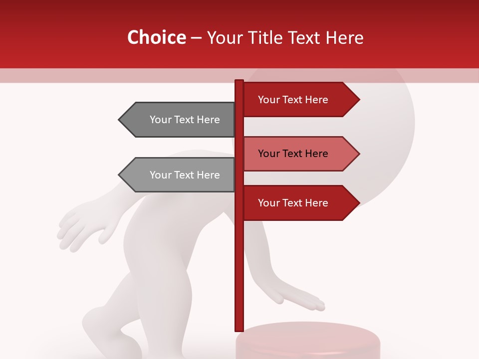 Red Press Render PowerPoint Template