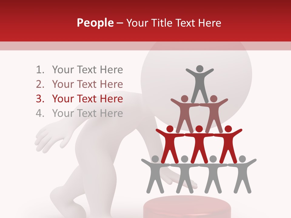 Red Press Render PowerPoint Template