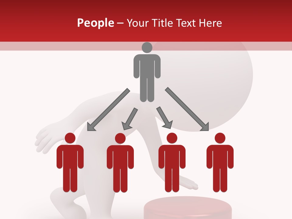 Red Press Render PowerPoint Template