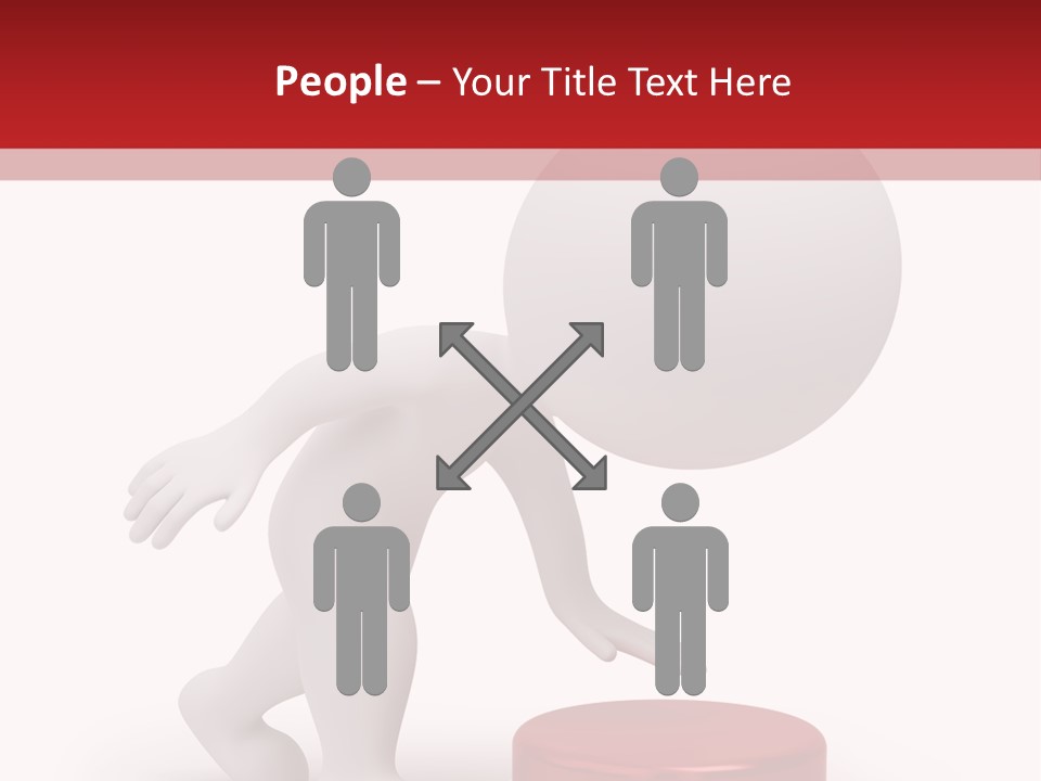 Red Press Render PowerPoint Template