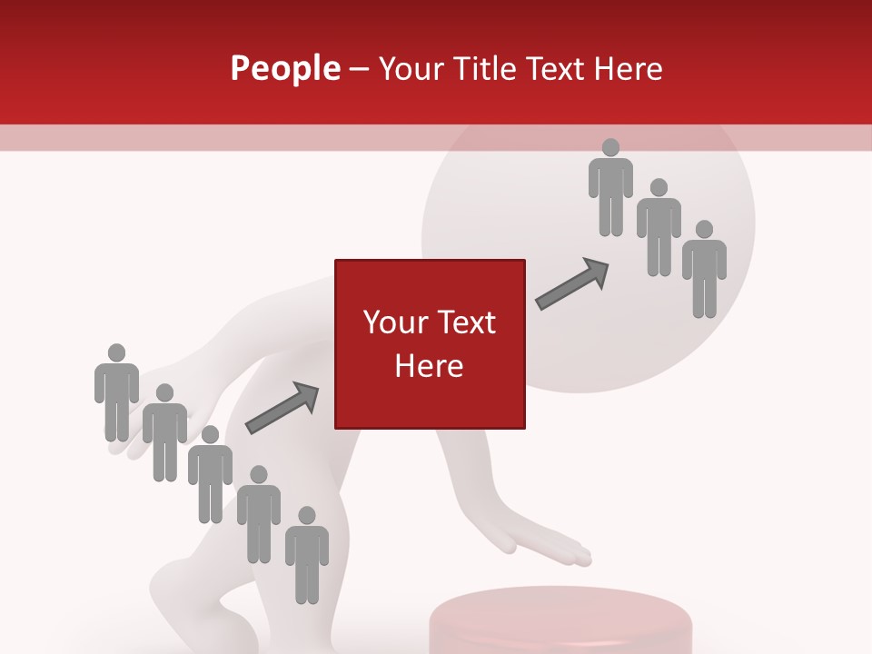 Red Press Render PowerPoint Template