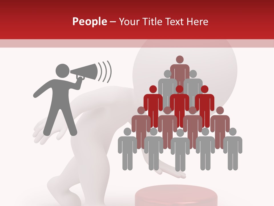 Red Press Render PowerPoint Template