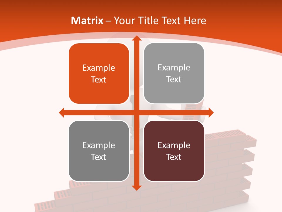 Construction Caucasian Man PowerPoint Template