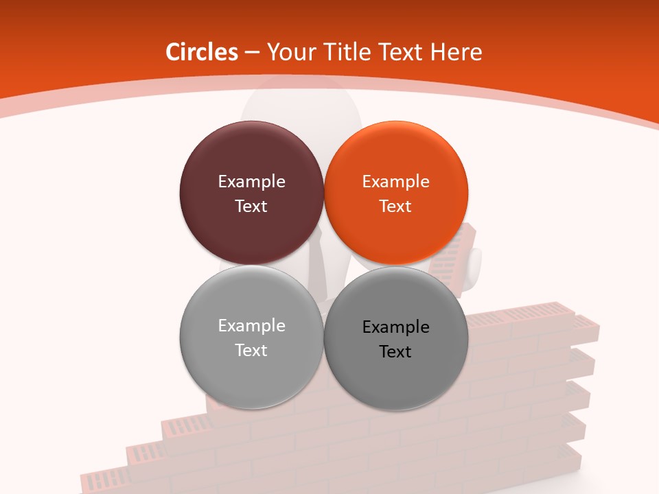 Construction Caucasian Man PowerPoint Template