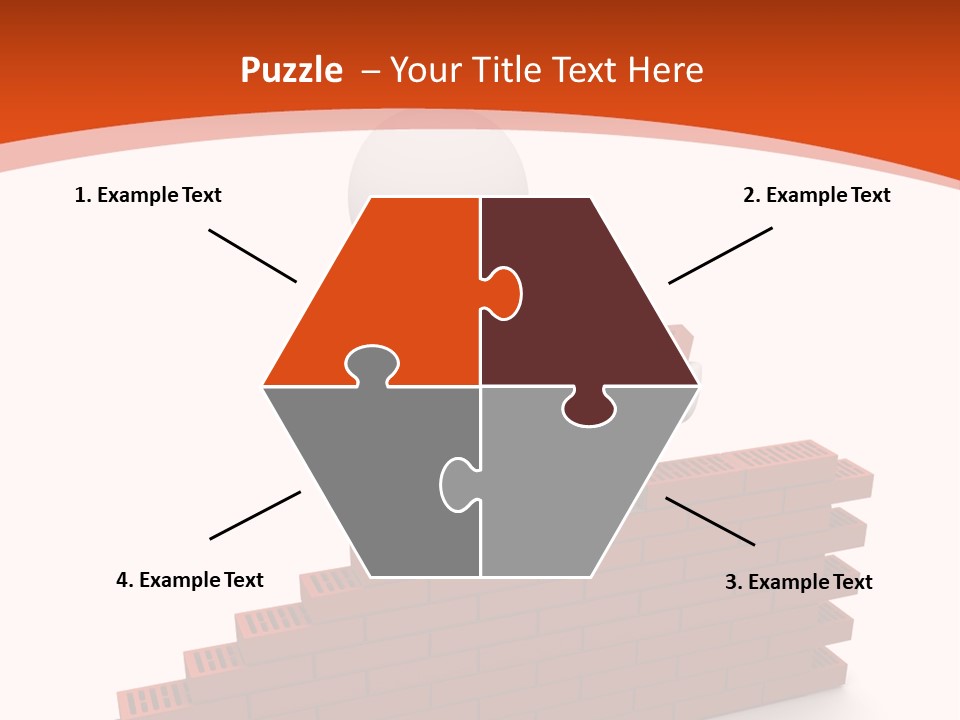 Construction Caucasian Man PowerPoint Template