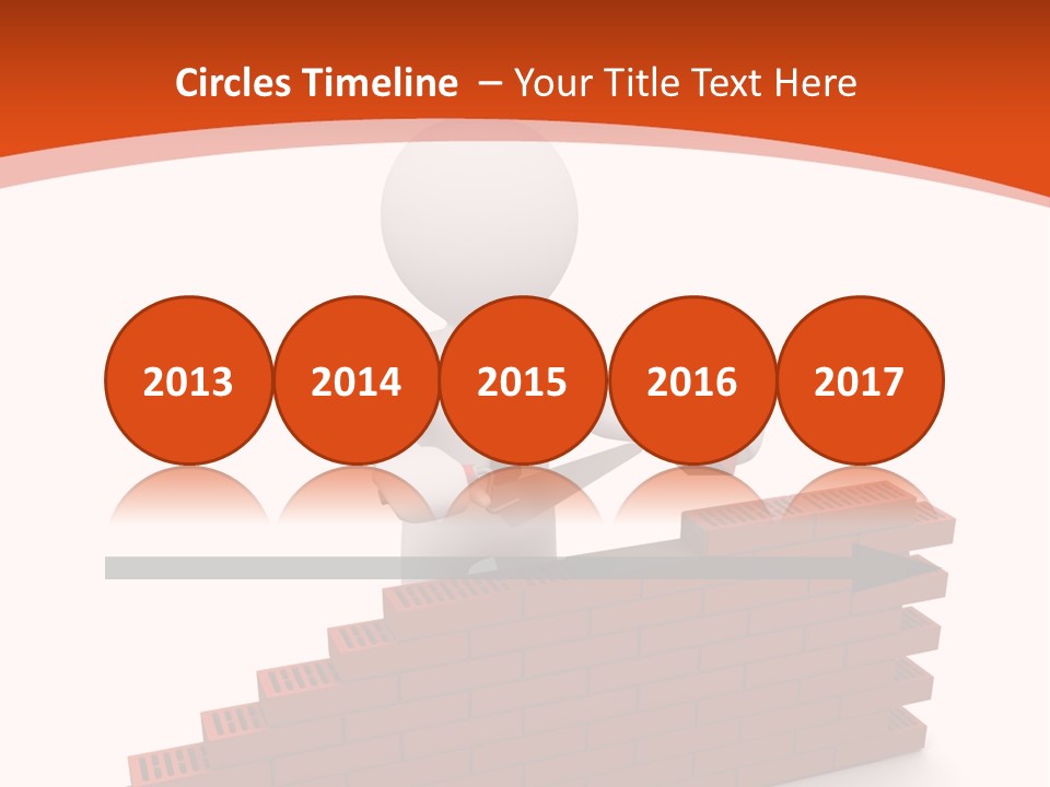 Construction Caucasian Man PowerPoint Template