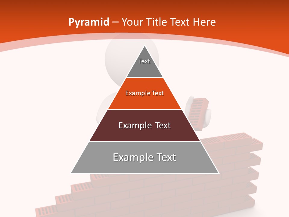 Construction Caucasian Man PowerPoint Template