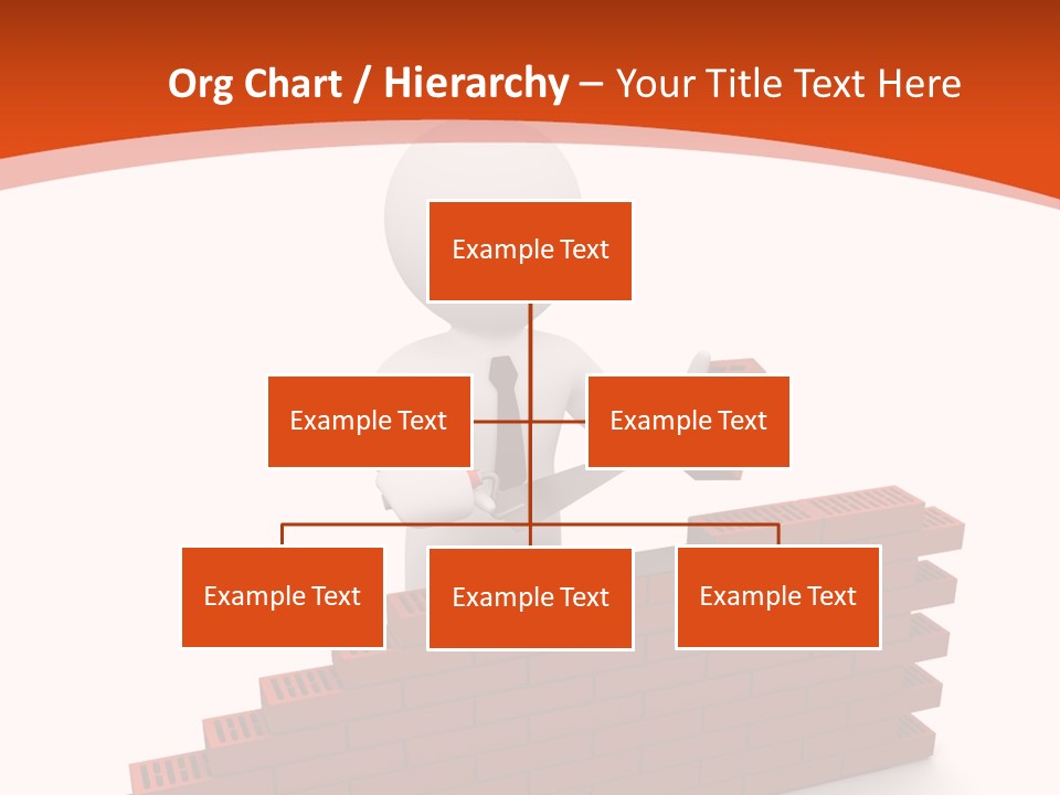 Construction Caucasian Man PowerPoint Template