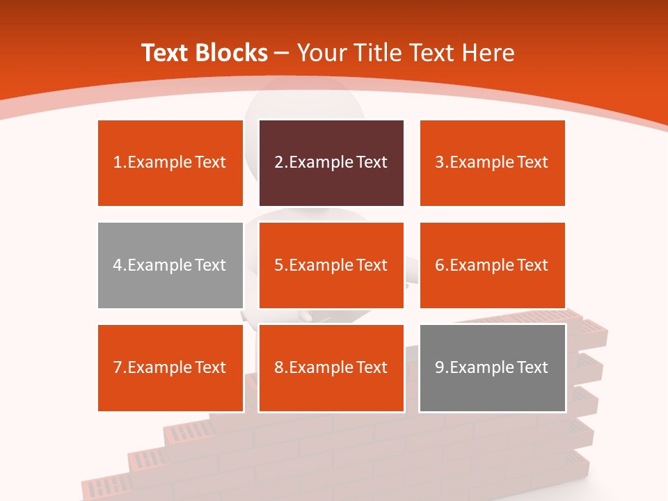 Construction Caucasian Man PowerPoint Template