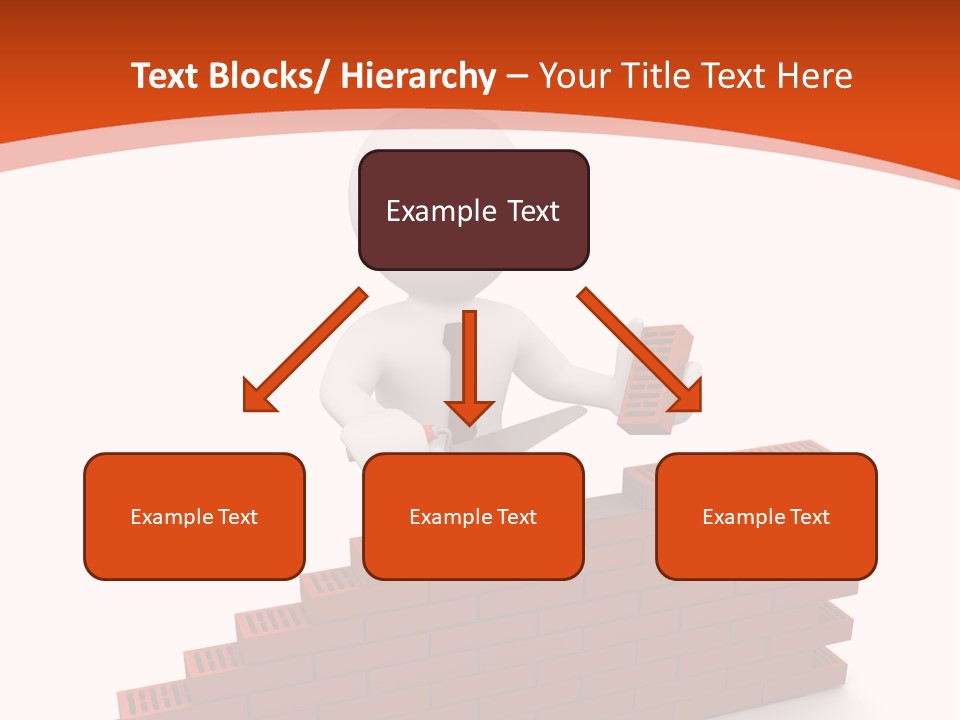 Construction Caucasian Man PowerPoint Template