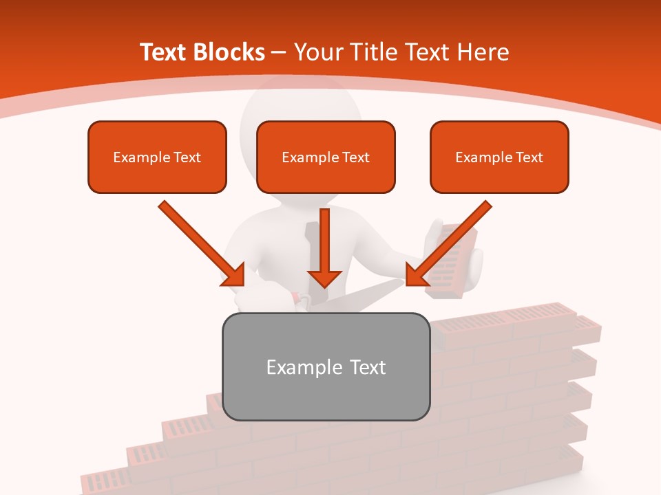 Construction Caucasian Man PowerPoint Template