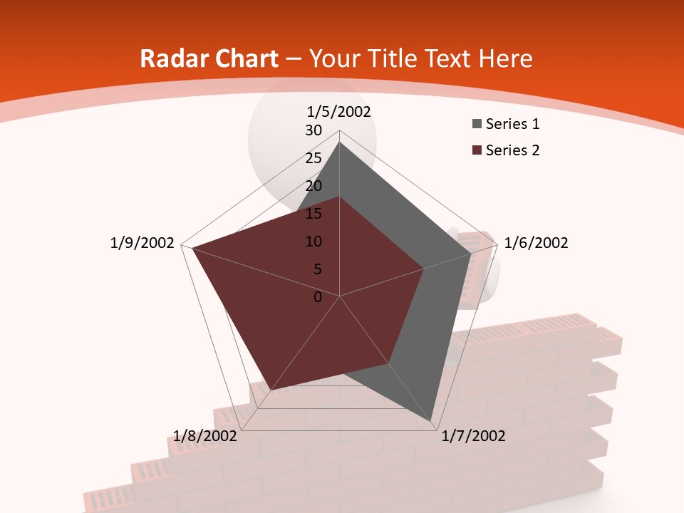 Construction Caucasian Man PowerPoint Template