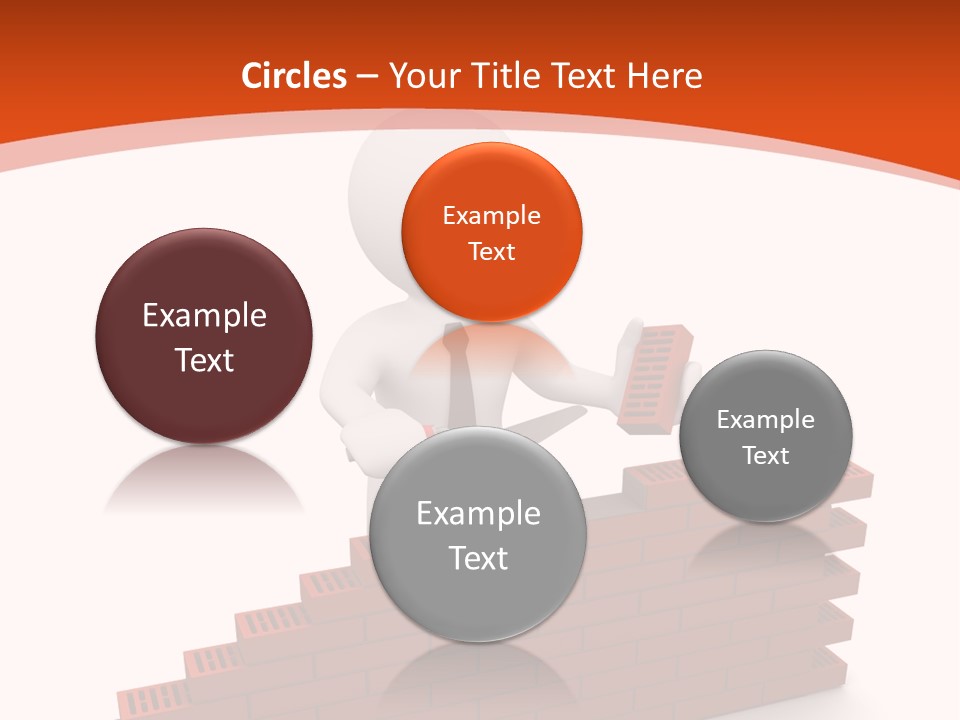 Construction Caucasian Man PowerPoint Template