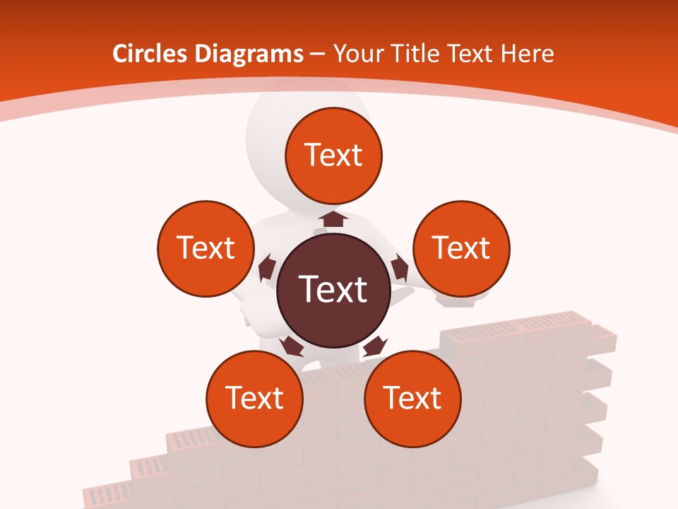 Construction Caucasian Man PowerPoint Template