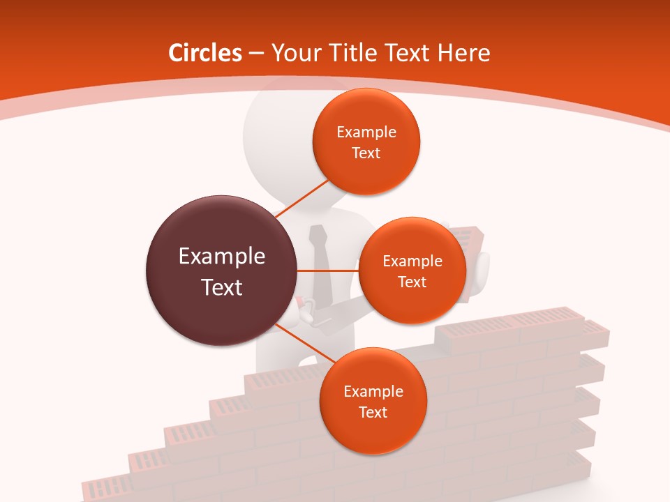 Construction Caucasian Man PowerPoint Template