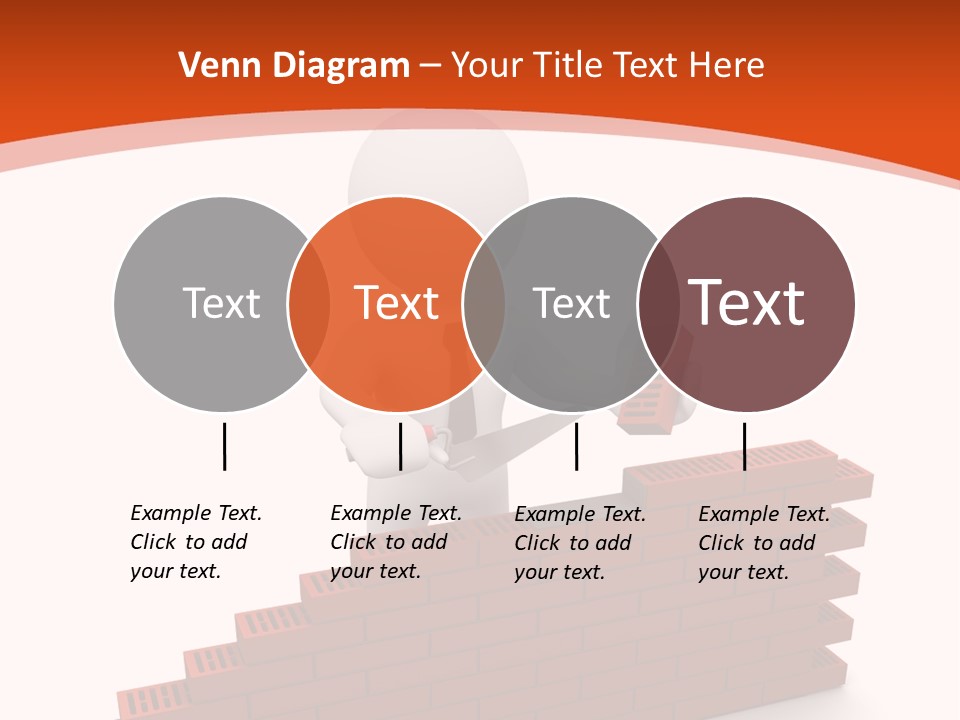 Construction Caucasian Man PowerPoint Template