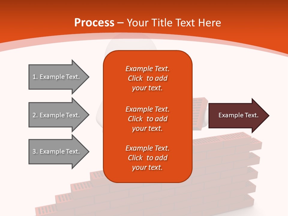 Construction Caucasian Man PowerPoint Template