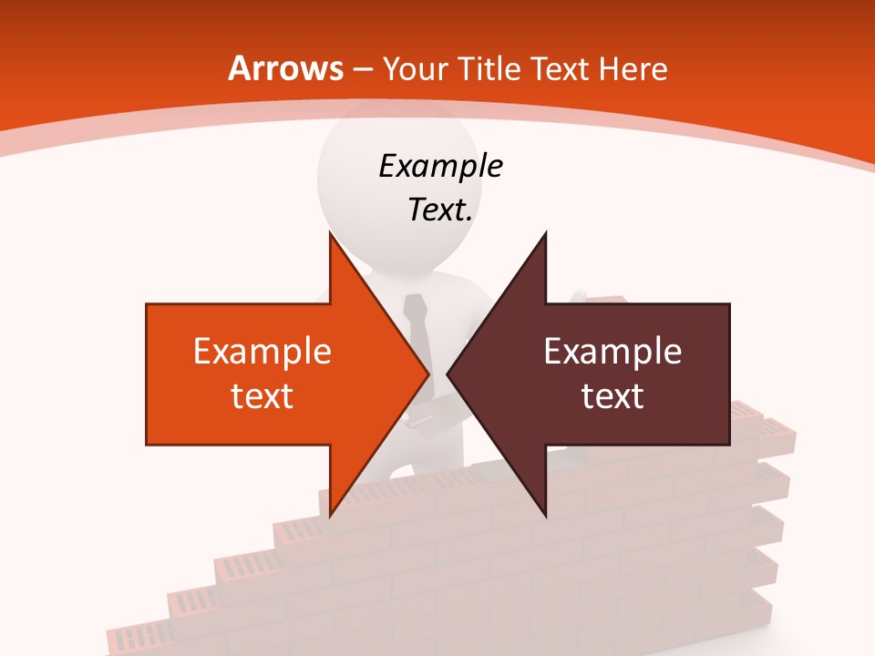 Construction Caucasian Man PowerPoint Template