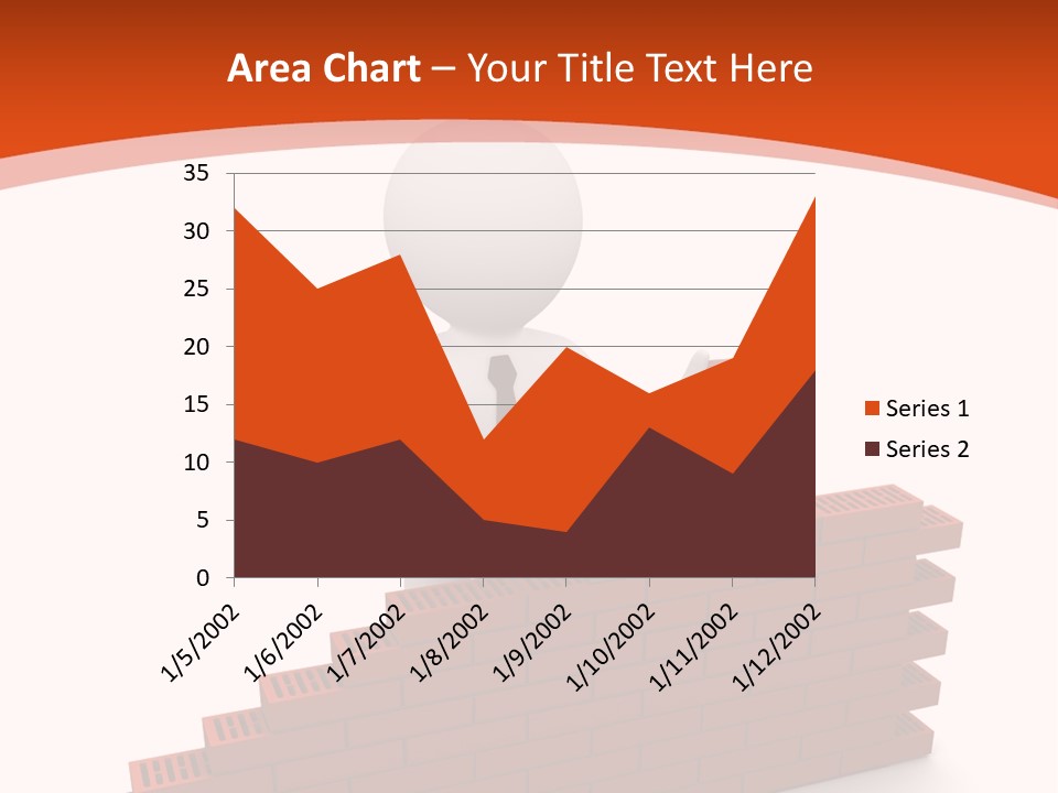 Construction Caucasian Man PowerPoint Template