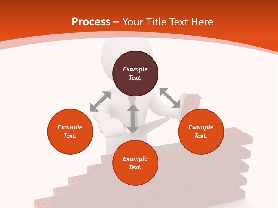 Construction Caucasian Man PowerPoint Template