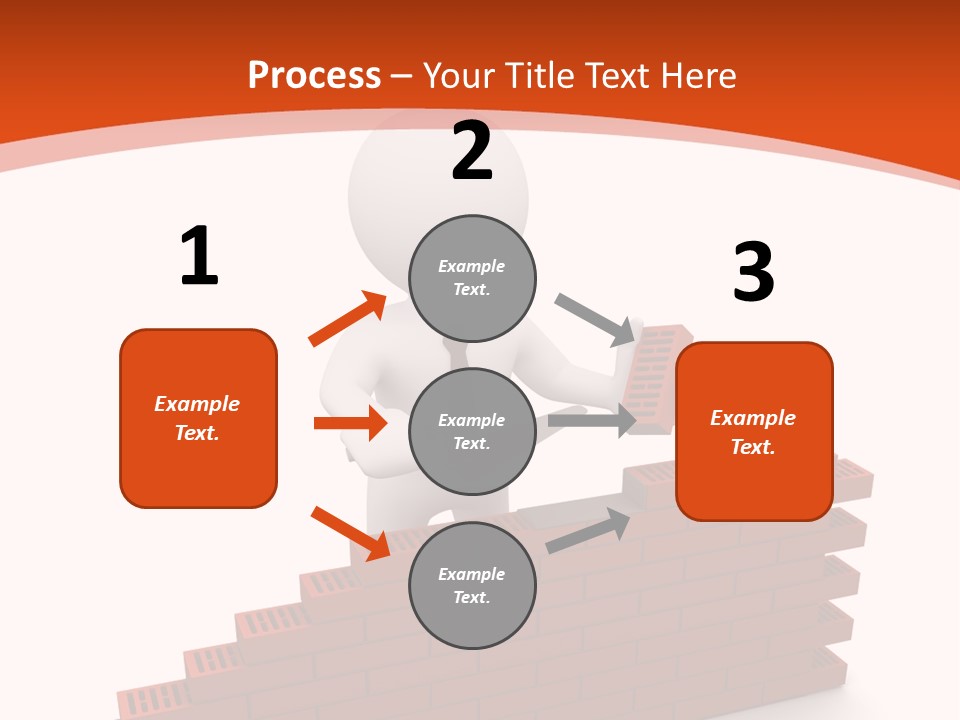 Construction Caucasian Man PowerPoint Template