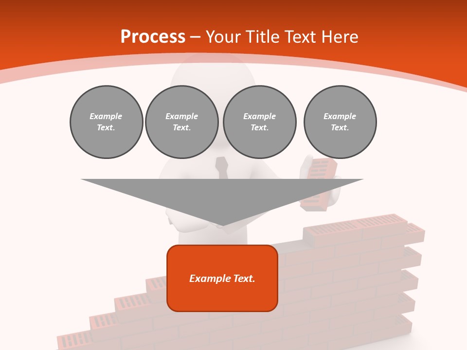 Construction Caucasian Man PowerPoint Template
