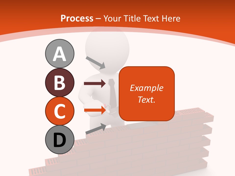 Construction Caucasian Man PowerPoint Template