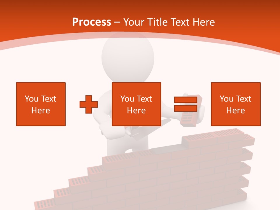 Construction Caucasian Man PowerPoint Template