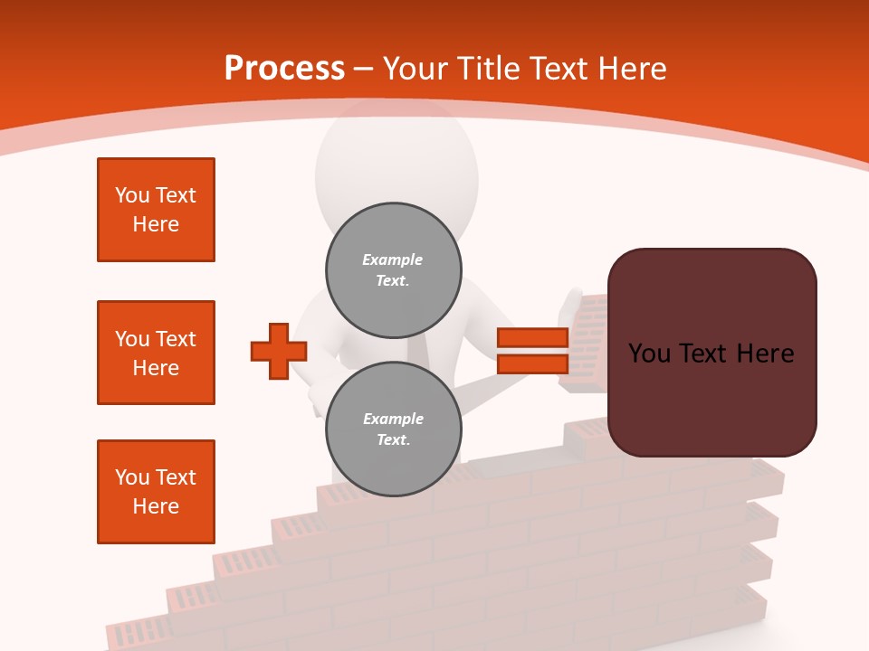 Construction Caucasian Man PowerPoint Template