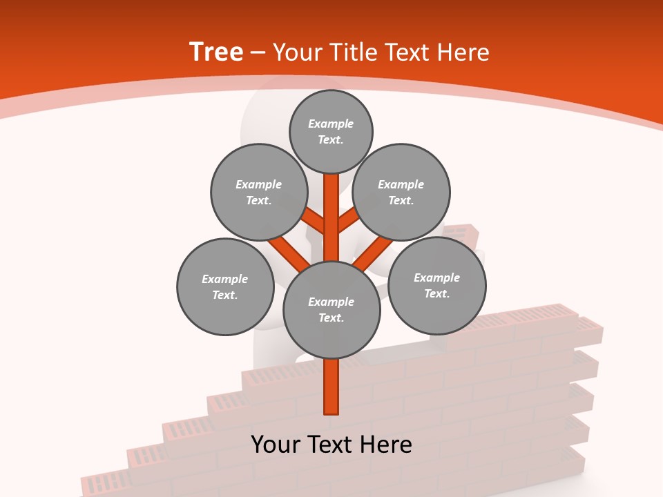 Construction Caucasian Man PowerPoint Template