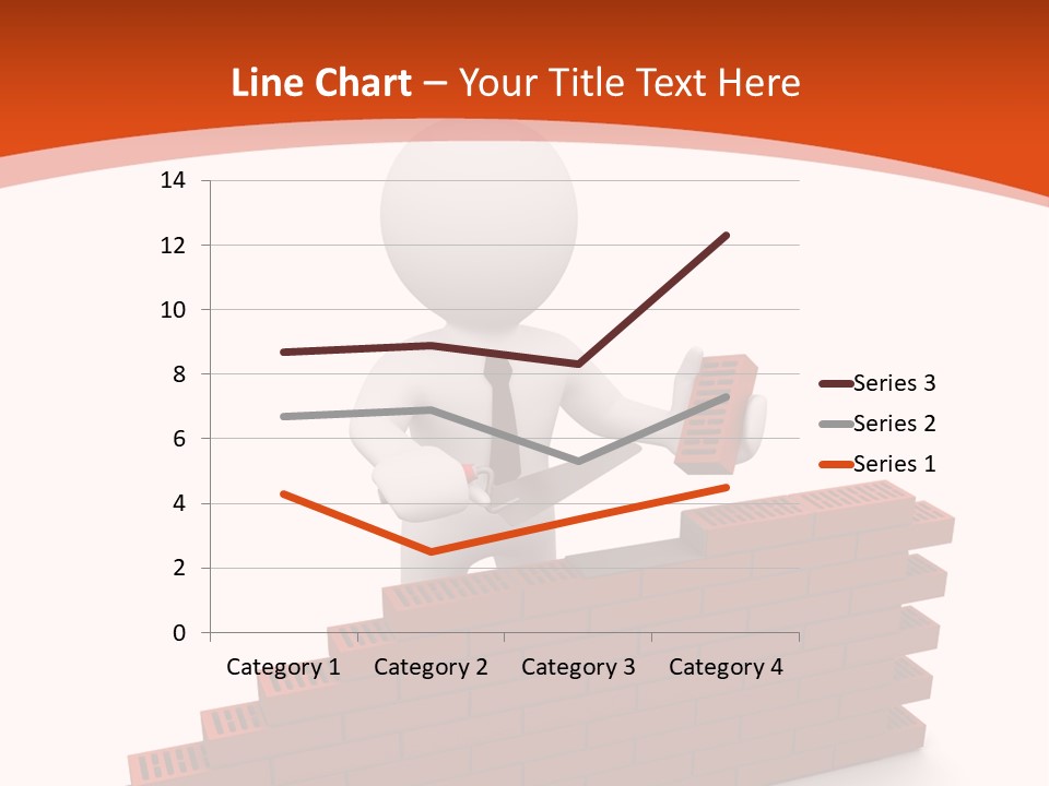 Construction Caucasian Man PowerPoint Template