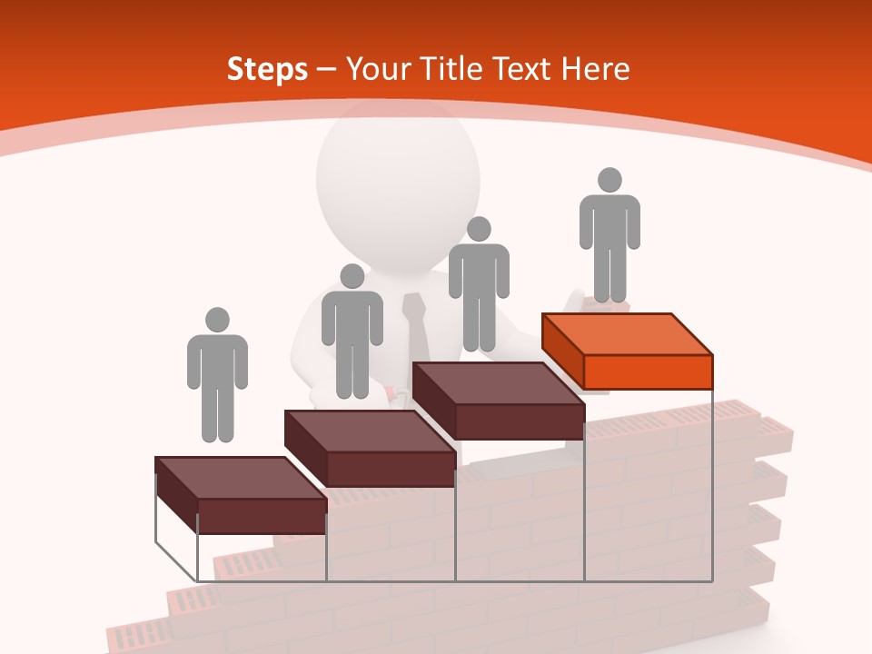 Construction Caucasian Man PowerPoint Template