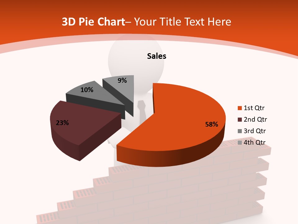 Construction Caucasian Man PowerPoint Template