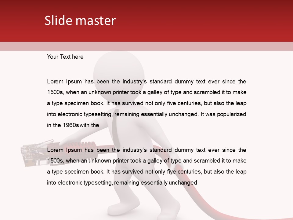 Interconnect Usb Accessibility PowerPoint Template