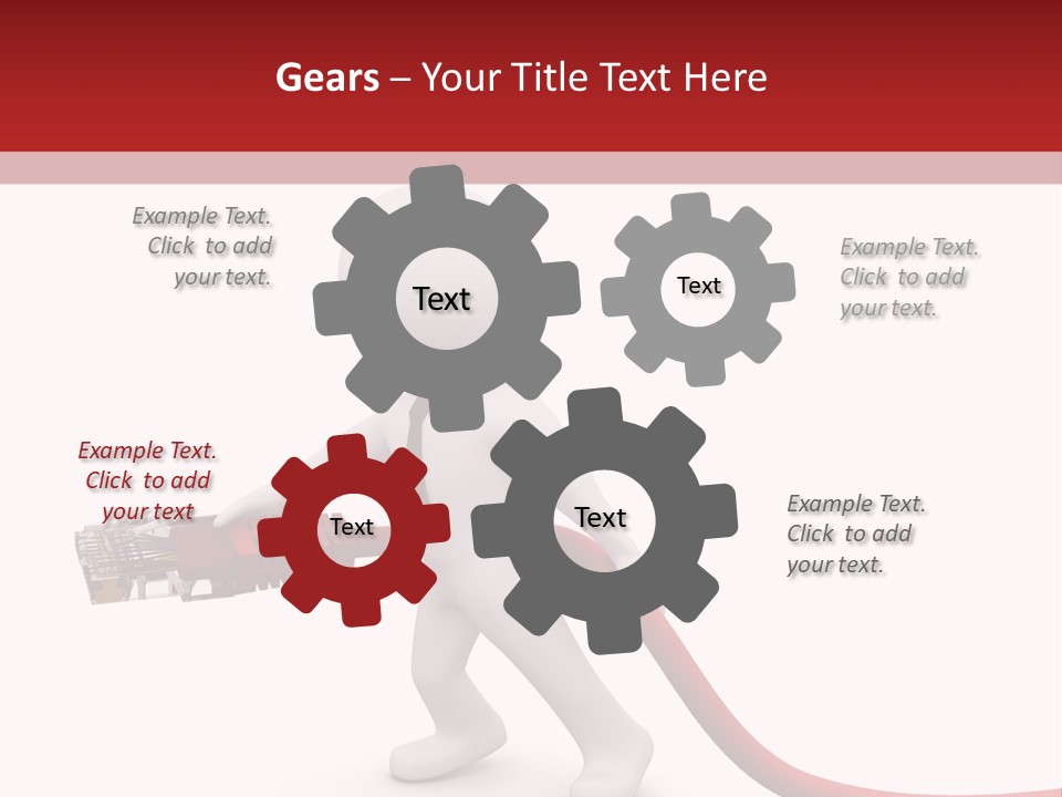 Interconnect Usb Accessibility PowerPoint Template