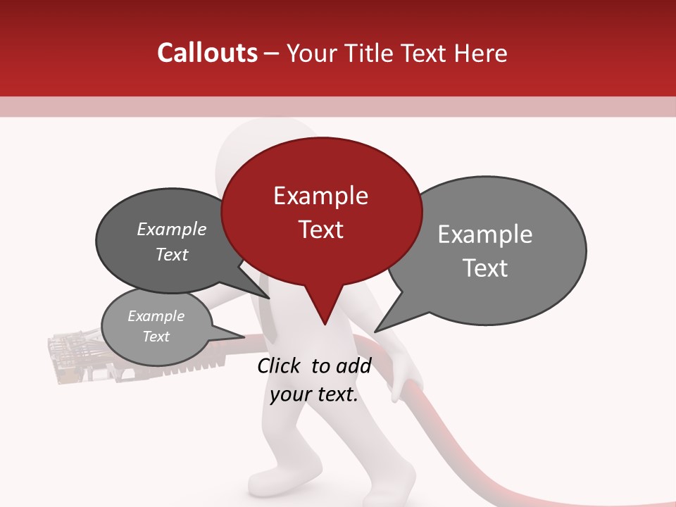 Interconnect Usb Accessibility PowerPoint Template