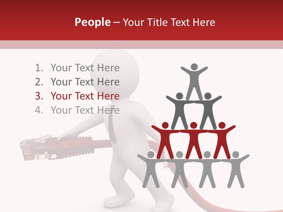 Interconnect Usb Accessibility PowerPoint Template