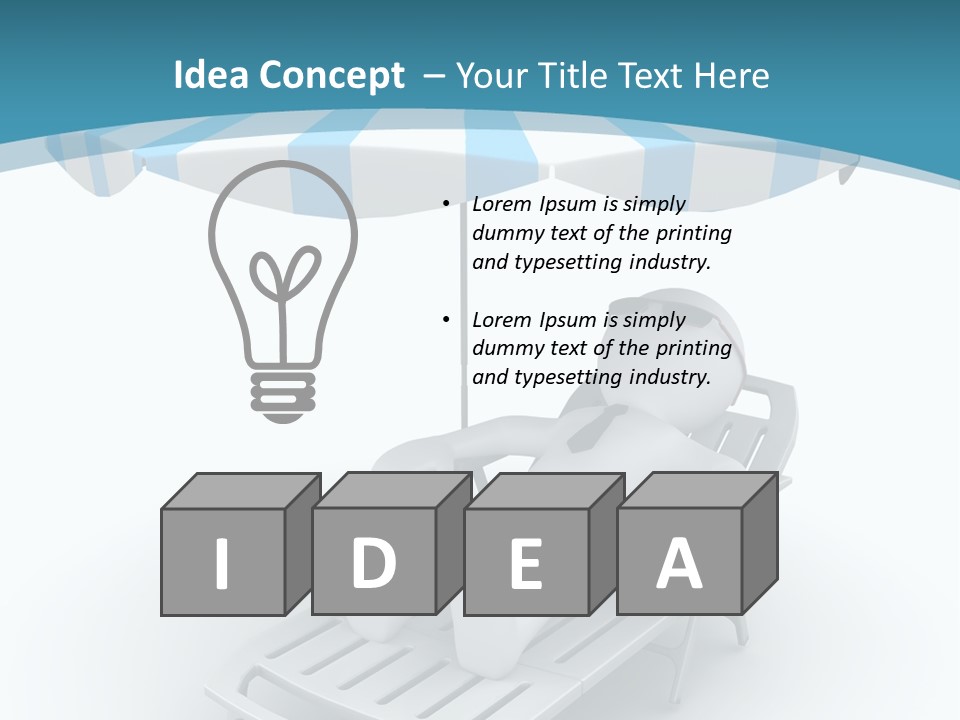 Lay Beach Resort PowerPoint Template