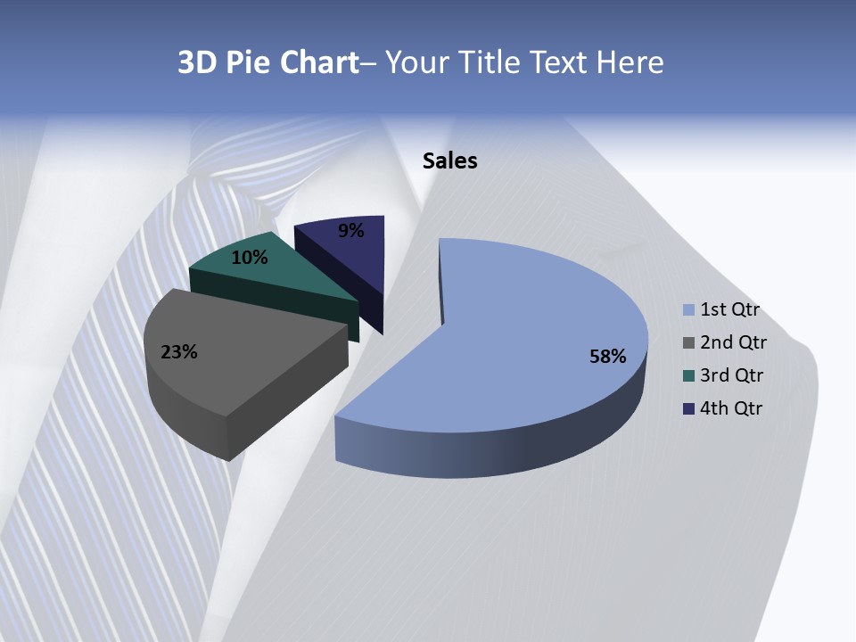 Market Seamstress Isolated PowerPoint Template