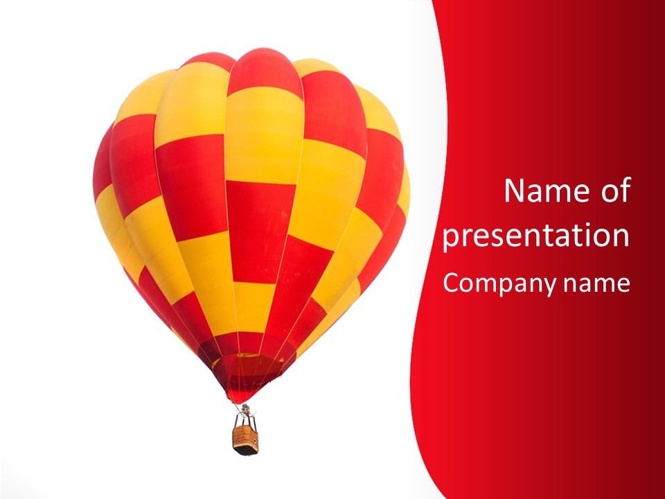 Hot Air Isolated PowerPoint Template