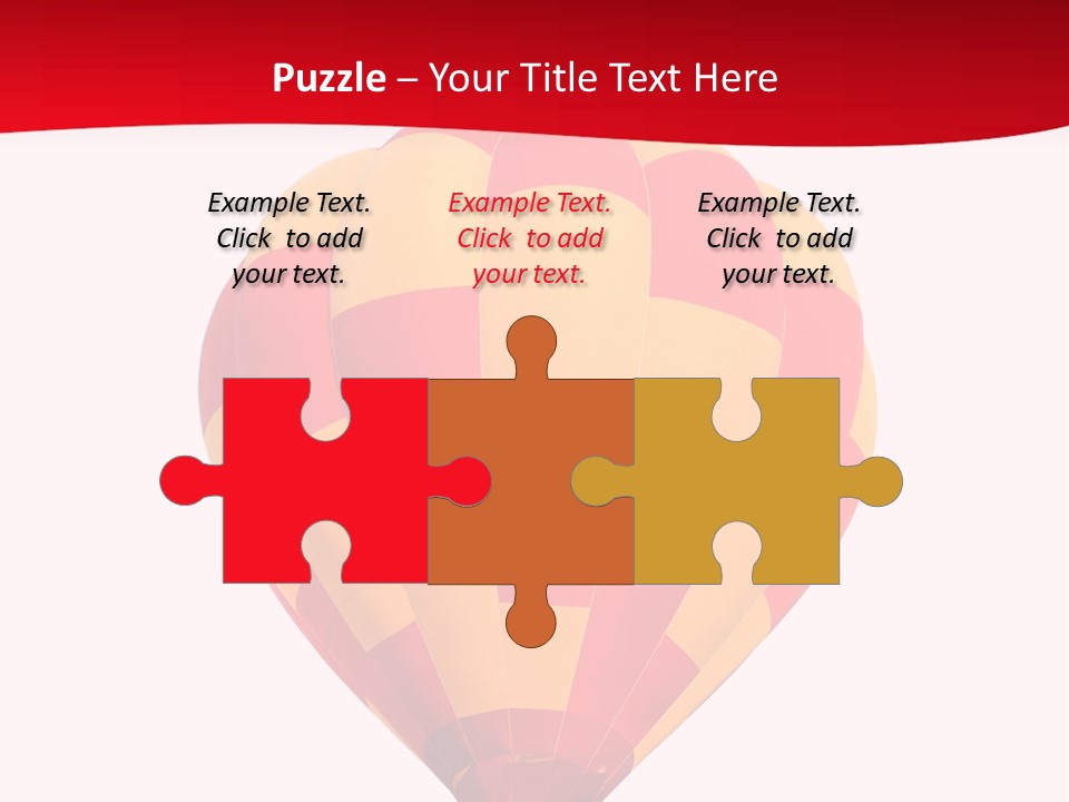 Hot Air Isolated PowerPoint Template