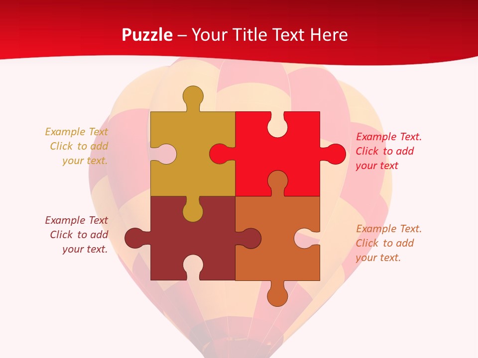 Hot Air Isolated PowerPoint Template